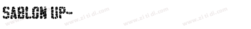 Sablon Up字体转换